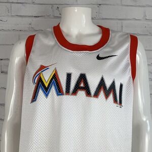 Nike Baseball Jersey Men's XL MLB‎ Miami Marlins Basketball Jersey MLB Nike BSBL